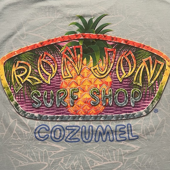 Ron Jon Surf Shop Other - Ron Jon Surf Shop Cozumel T-Shirt Seafoam Green Pineapple Graphic - Unisex M/L